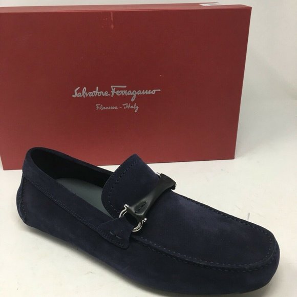 New Salvatore Ferragamo Blue Granpix 7.5